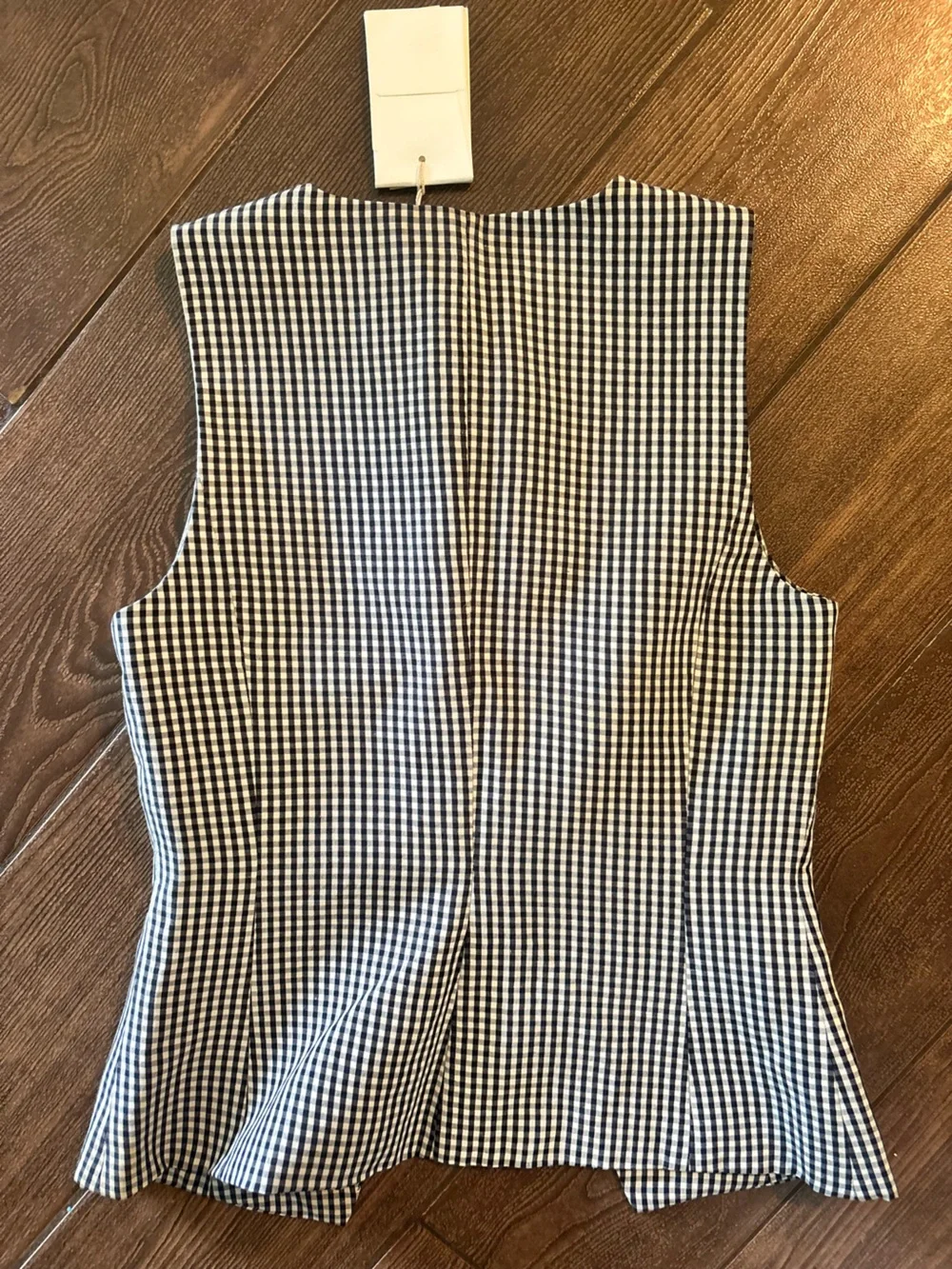 NWT Aritzia Regal Vest- Light Birch/Admiral 0 - Picture 4 of 4